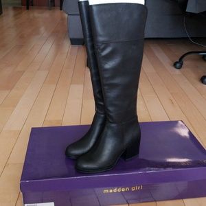 Brand New Madden Girl knee high boots Size 7 wns
